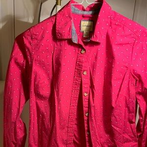 Pink button up